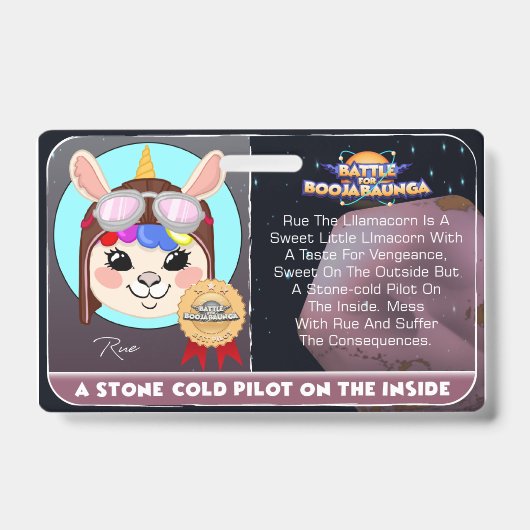 バフルーリ バッジ (Front)