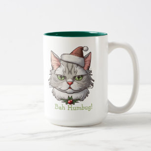 バフンバグクリスマスキャット ツートーンマグカップ