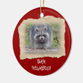 バフンバグラクーン セラミックオーナメント (左)