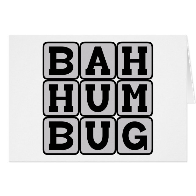 バフンバグ、アンチ – クリスマス気持ち (正面横)