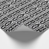 バフンバグ、アンチ – クリスマス気持ち ラッピングペーパー (角)