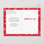 バフンバグUgh写真おもしろいホリデーポストカード シーズンポストカード (裏面)