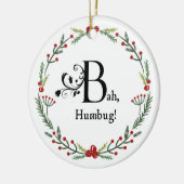 バフンバフグおもしろい皮肉ファミリースクルージュディケンズ セラミックオーナメント (左)