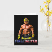 バフ消防士トランプ2024 カード (黄色い花)