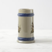 バフ頭のアヒル(フリグラ・アルベオラ) ビールジョッキ (中央)