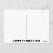 バブあなたはのカッキング擦れ | Happy Father's Day ポストカード (裏面)
