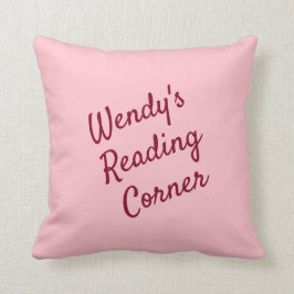 バブかわいらしルガム·ピンク·アンド·バルガ読ンディ クッション