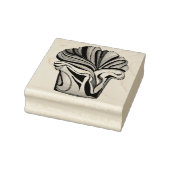 バブカチョコレートブレッドスライスローフユダヤベーカリー ラバースタンプ (スタンプ)