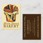 バブカチョコレートブレッドスライスローフユダヤベーカリー 名刺 (正面/裏面)