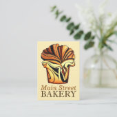 バブカチョコレートブレッドスライスローフユダヤベーカリー 名刺 (スタンド正面)