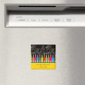 バブカラフルリーボトルお祝い日付の保存 マグネット (インサイチュ (食洗機))