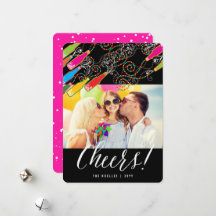 バブカラフルリーボトル応援おもしろい新年写真