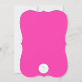 バブカラフルリー応援おもしろい大晦日パーティー 招待状 (裏面)