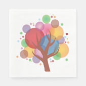 バブカラフルルツリー スタンダードランチョンナプキン (正面)