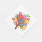 バブカラフルルツリー スタンダードランチョンナプキン (角)