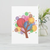 バブカラフルルツリー 招待状 (スタンド正面)