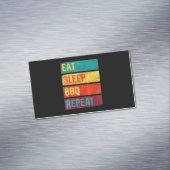 バブク |バーベキューグリルギフト食べスリープBBQ マグネット名刺 (インサイチュ)