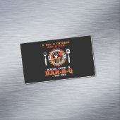 バブク|豚とニワトリがバーのBBQに入る マグネット名刺 (インサイチュ)