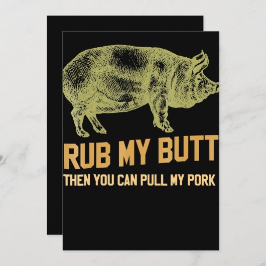 バブク |豚の卵を焼くおもしろい豚のID煙焼き シーズンカード (正面/裏面)