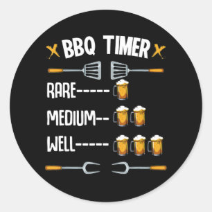 バブク BBQタイマーレアメディアウェルビール飲料店 ラウンドシール