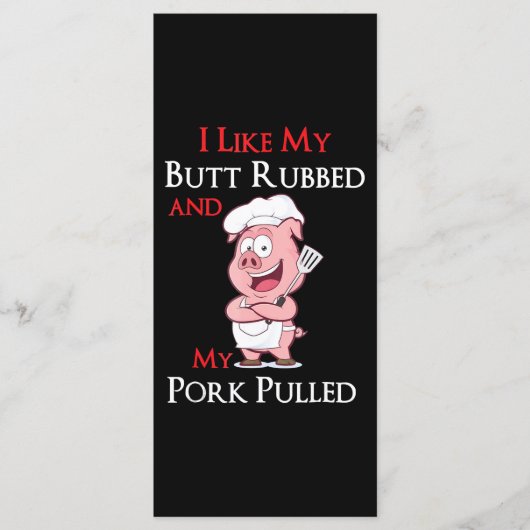 バブク|BBQ私はお尻が好きで豚肉が引かれる メニュー (正面)