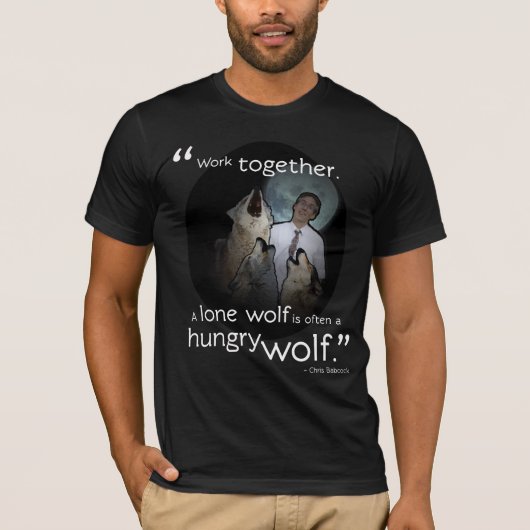バブコックオオカミの月 Tシャツ (正面)