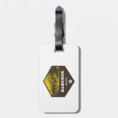 バブコック州パークウェストバージニア ラゲッジタグ (裏面縦)