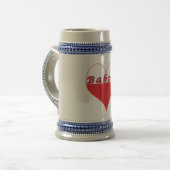バブシアポーランドハート ビールジョッキ (正面左)