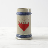 バブシアポーランドハート ビールジョッキ (中央)
