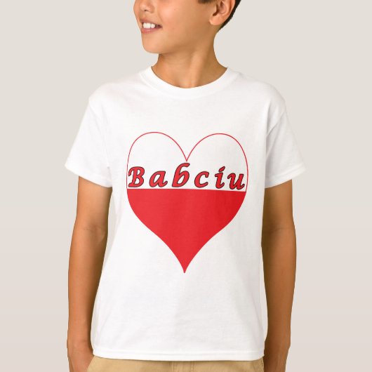 バブシウポーランドハート Tシャツ (正面)