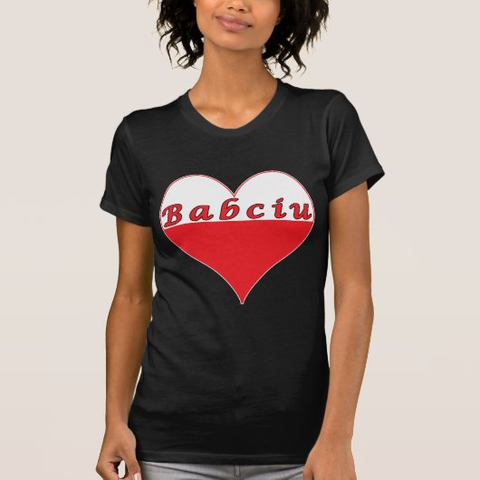バブシウポーランドハート Tシャツ (正面)