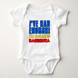 バブシュカを呼ぶのに十分だった ベビーボディスーツ