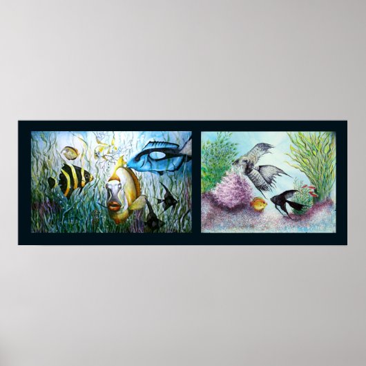 バブバアンドフレンズコラージュプリント ポスター (正面)