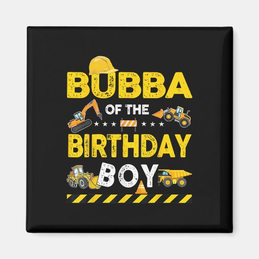 バブバオブザ誕生日少年建築労働者バット マグネット (正面)