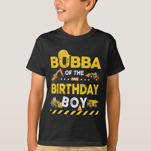 バブバオブザ誕生日少年建築労働者バット Tシャツ (正面)