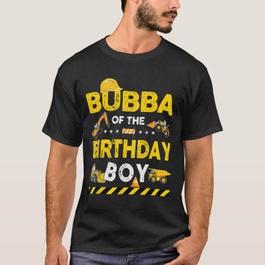バブバオブザ誕生日少年建築労働者バット Tシャツ (正面)