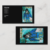 バブバクシュ 名刺 (正面/裏面)