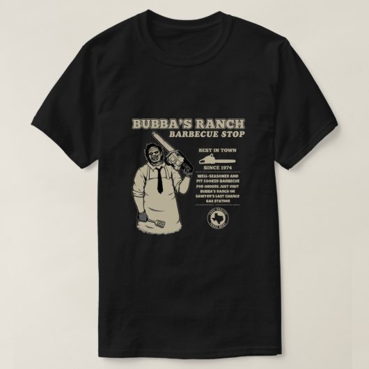 バブバズランチBBQエッセンテストップル Tシャツ (デザイン正面)