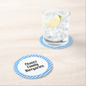 バブパーソナライズされたリアンオクトーバーフェスト ラウンドペーパーコースター (インサイチュ)