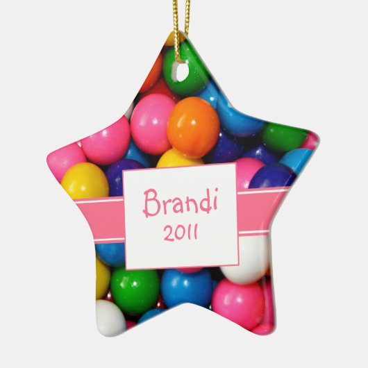 バブパーソナライズされたレガムオーナメント セラミックオーナメント (左)