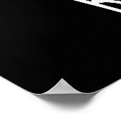 バブフオンバおもしろいブーンプンダークBG ポスター (角)