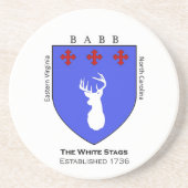 バブホワイトスタグコースター コースター (正面)