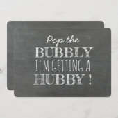 バブポップ・アートのリーのブおもしろいリーメイドの提案 招待状 (正面/裏面)