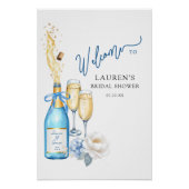 バブポップ・アートのリーブライダルシャワー歓迎ポスター ポスター (正面)