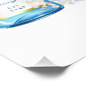 バブポップ・アートのリーブライダルシャワー歓迎ポスター ポスター (コーナー)