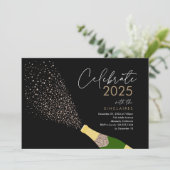 バブポップ・アートのリー年賀状 招待状 (スタンド正面)