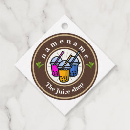 バブモダンルティーミルクショップカフェカフェ店名 フェイバータグ