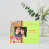 バブモダンル、日付フォトポストカードの保存、 案内ポストカード (スタンド正面)