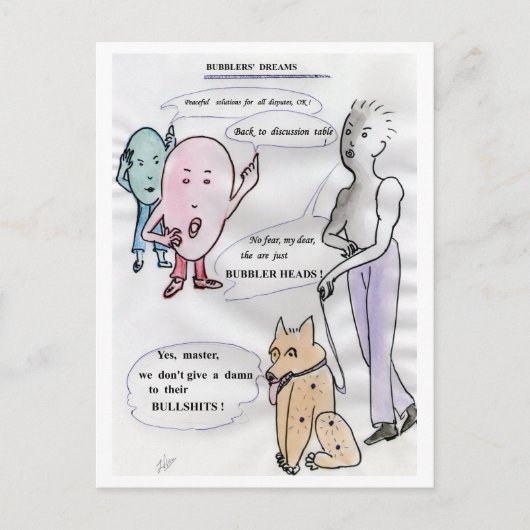 バブラーの夢 ポストカード (正面)