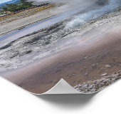 バブリングアボカ春、ビスケット盆地、イエローストーン ポスター (角)